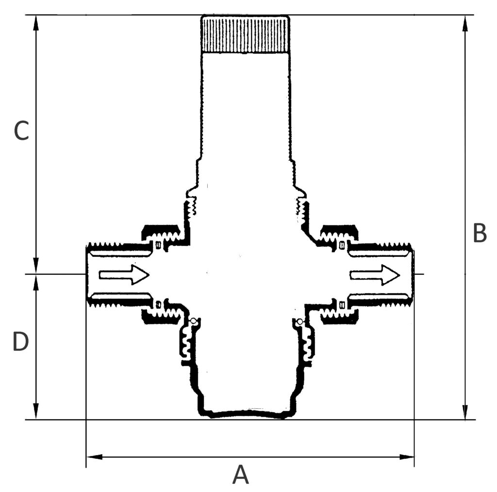 Druckregler f. Trinkw., DVGW-geprüft, R 1/2, 1,5-6 bar, PE max.16