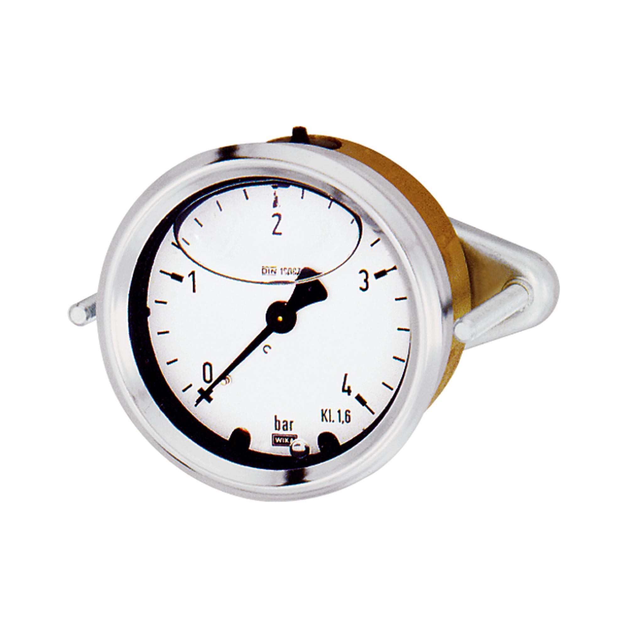 Glyzerinmano, Dreikantfrontring, G 1/4 zentr., -1/0,0 bar, Ø 63