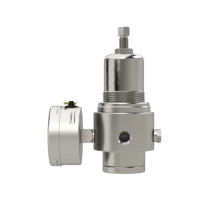 Edelstahl-Druckregler, 1.4404, rücksteuerbar, G 1/4, 0,5 - 8 bar