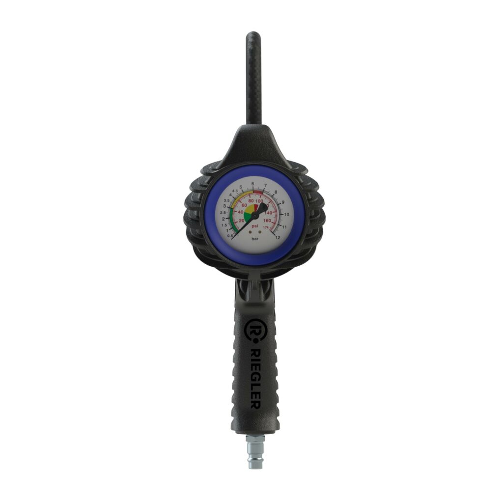 Stand.-Handreifenfüllmesser MS, Mano Ø 63 mm, ungeeicht, 0-12 bar