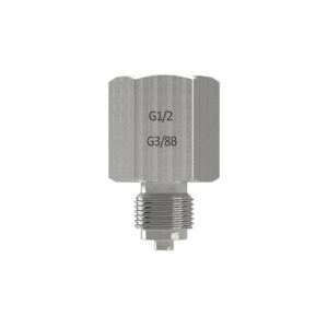 Manometer-Anschlussnippel, ES, G 1/4 Muffe, G 1/2 Zapfen