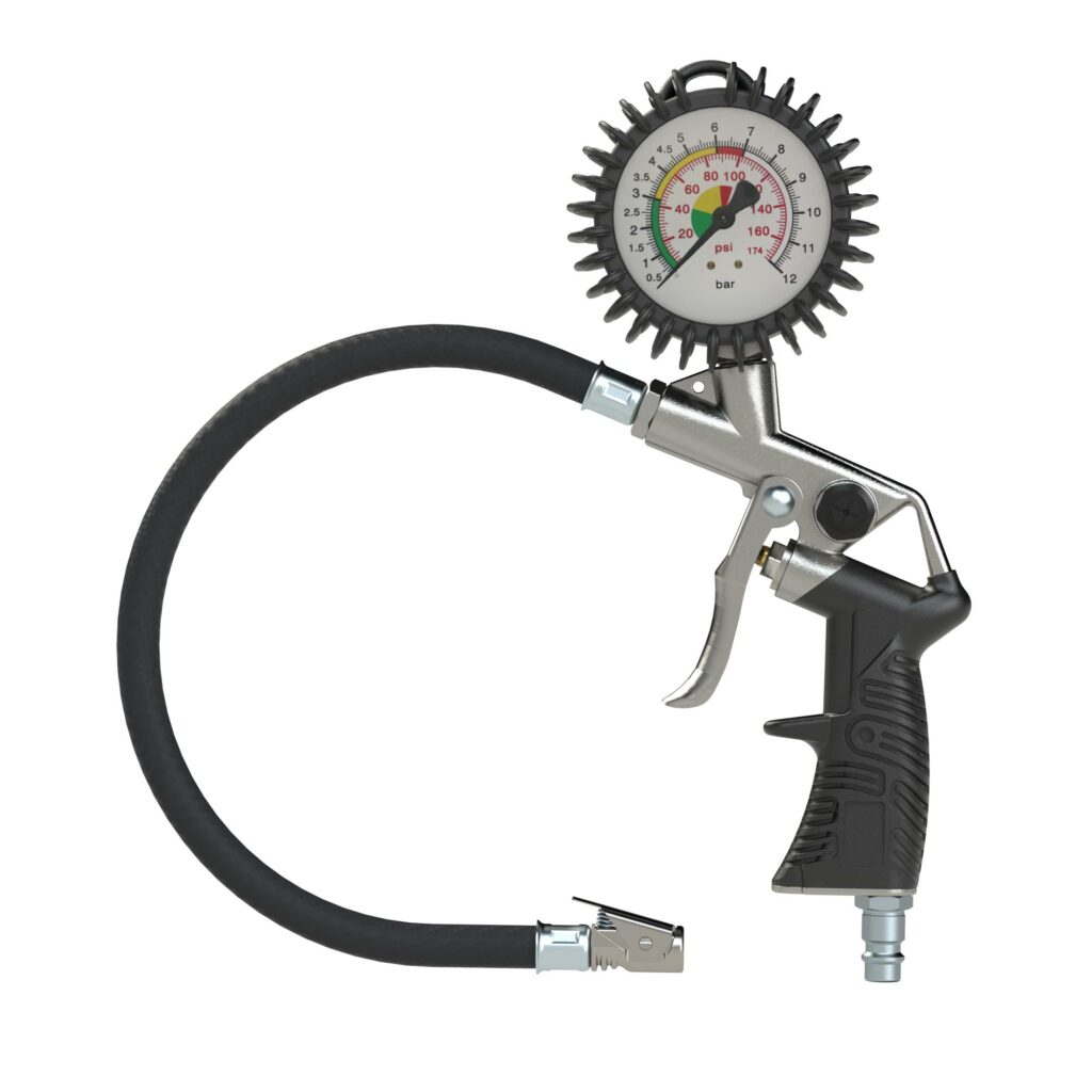 Stand.-Handreif.messer MS, starr, Mano Ø 63 mm, ungeei., 0-12 bar