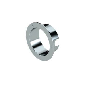 Frontring, Stahl verchromt, für Glyzerinmano. Typ 213.40 Ø 63 mm