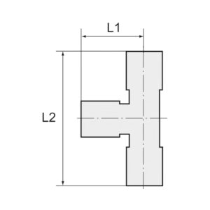 T-Steckverschraubung »click-clock«, drehbar, G 1/8 außen Ø 4 mm