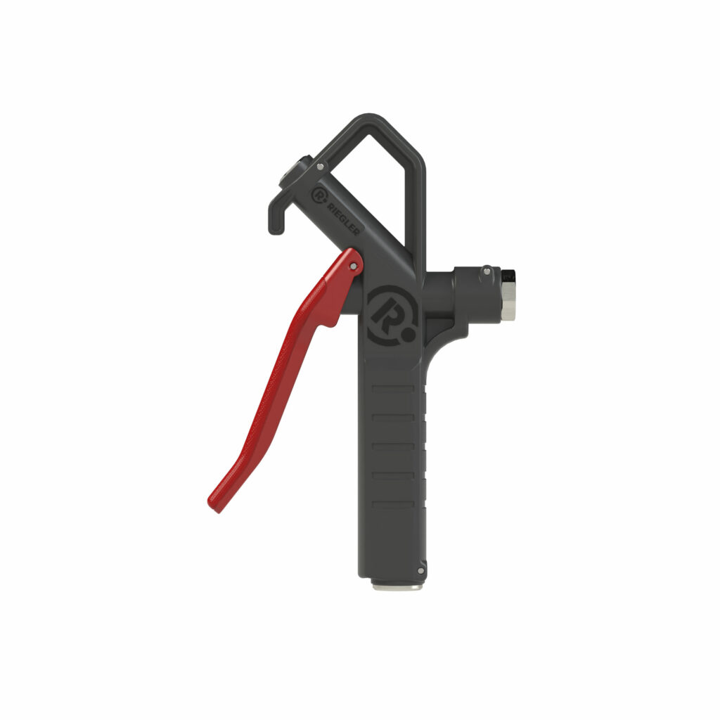 Blaspistole, Kunstst., o. Düse, ob. anschließb., G 1/4 IG