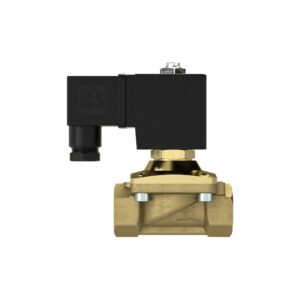 2/2 MV, NC, MS, G 3/8, DN13, PN 0-12, FPM, zwangsg., 230V AC