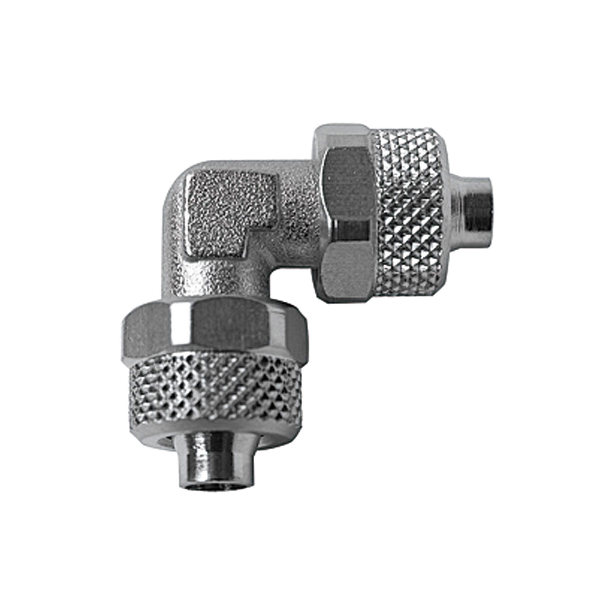 Winkelverbinder »value line«, für Schlauch 6/4, Messing vern.