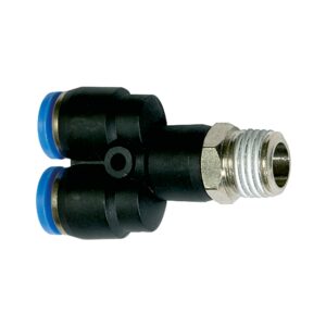 Y-Steckverschraubung »Blaue Serie«, drehbar, R 1/8 außen, Ø 4 mm