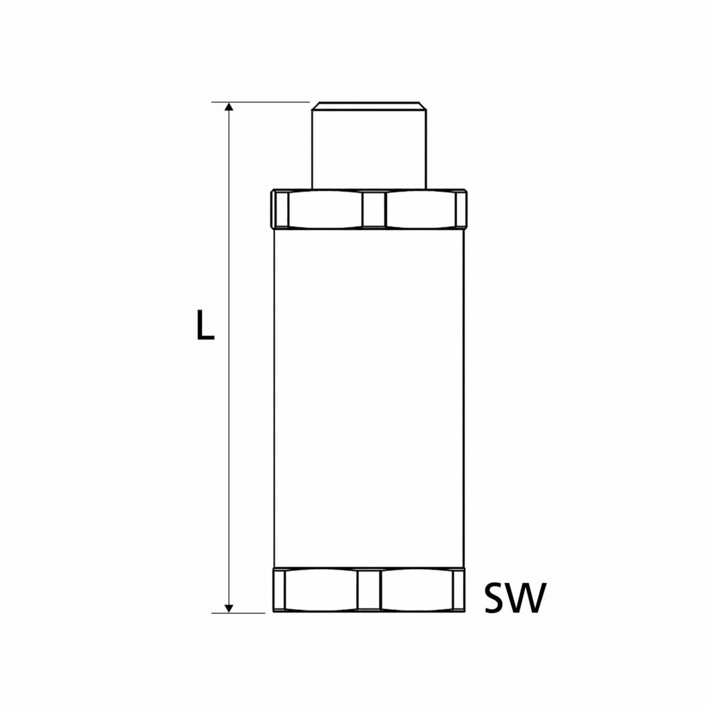 Schlauchbruchsicherung »Hose Guard«, Alu/Polyacetat, G 1/4 AG/IG