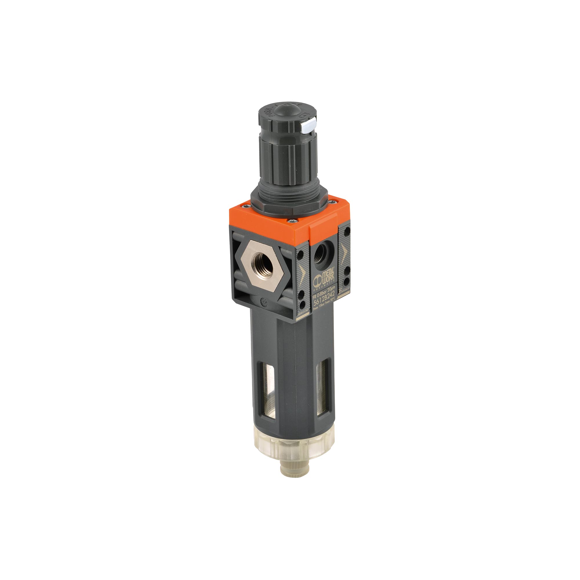 Filterregler »SYNTESI«, BG1, o. B., 5µm, 0…2bar, RMSA, o. Mano.