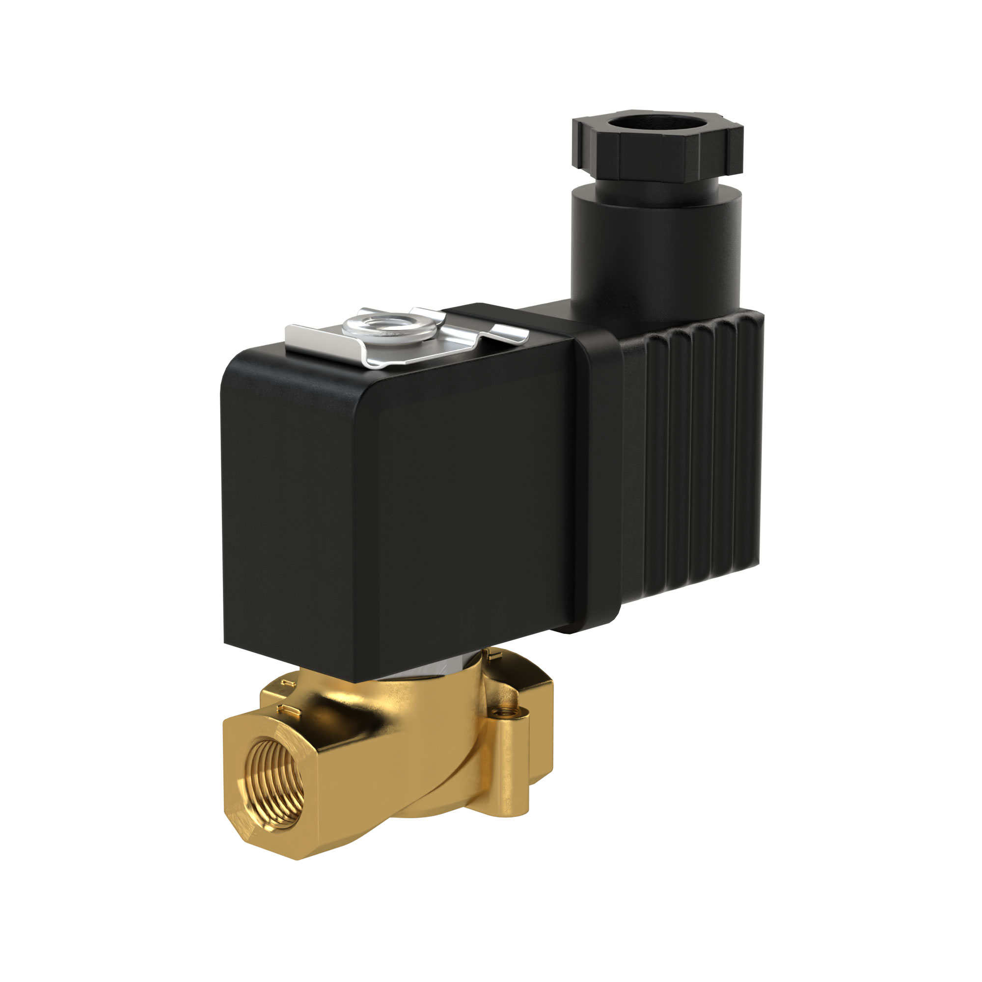 3/2-Wege-MV, MS, NC, direktg, 24V DC, FPM, G 1/8, PN 0-15bar