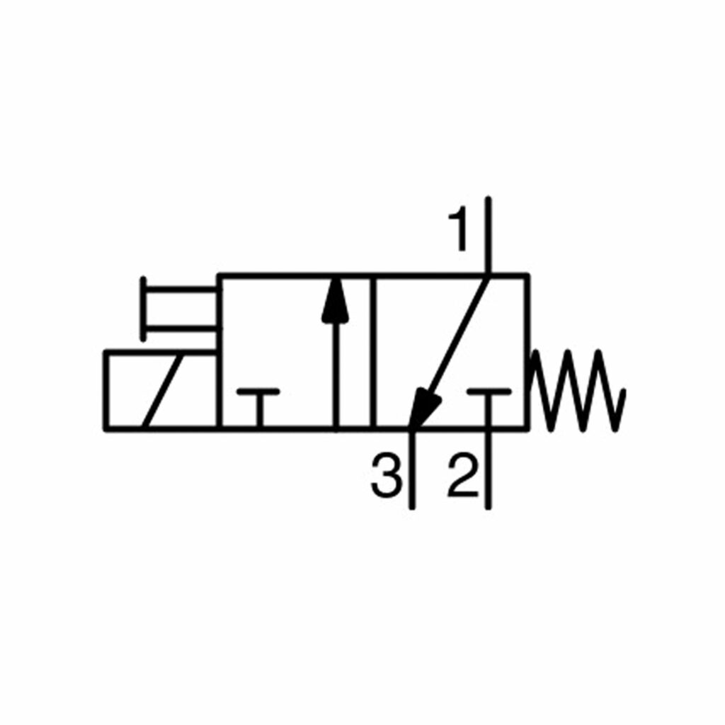 3/2-Wege-MV, MS, NC, direktg, 24V DC, FPM, G 1/8, PN 0-15bar