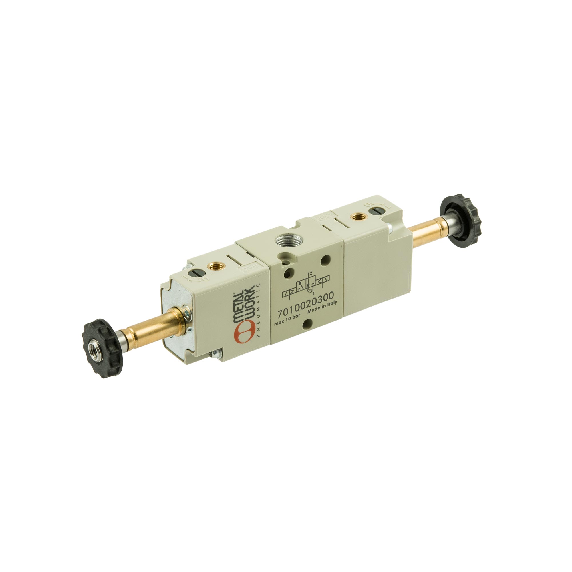 3/2-Wegeventil, elektropn., ext. Steuerluft, bistabil, G 1/8