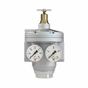 Großdruckregler mit 2 Manometern, G 1 1/2, Regelber. 0,5 - 25 bar