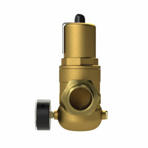 Druckregler f. Trinkw., Rotguss, m. Mano, R 1 1/4 AG, 1 - 8 bar