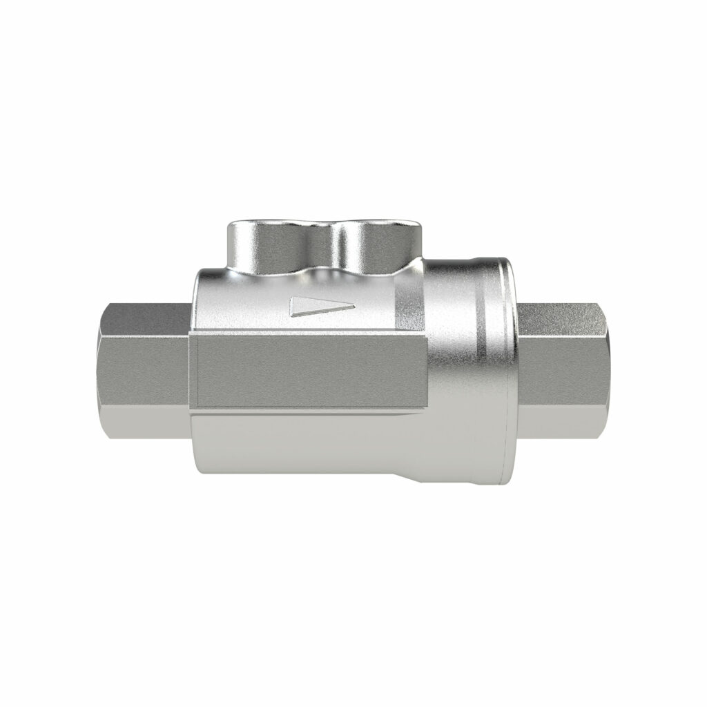 Koaxialventil, pneumat. bet. doppeltw. MS vern. NBR, Rp 3/8