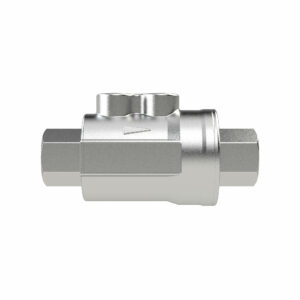 Koaxialventil, pneumat. bet. doppeltw. MS vern. NBR, Rp 3/8