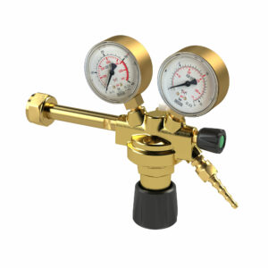 Flaschendruckminderer, 200 bar, Druckluft, Arbeitsdr. 0-10 bar