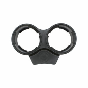 Manometer-Doppel-Geh.schutzkappe aus KS, schwarz, für Mano-Ø63 mm