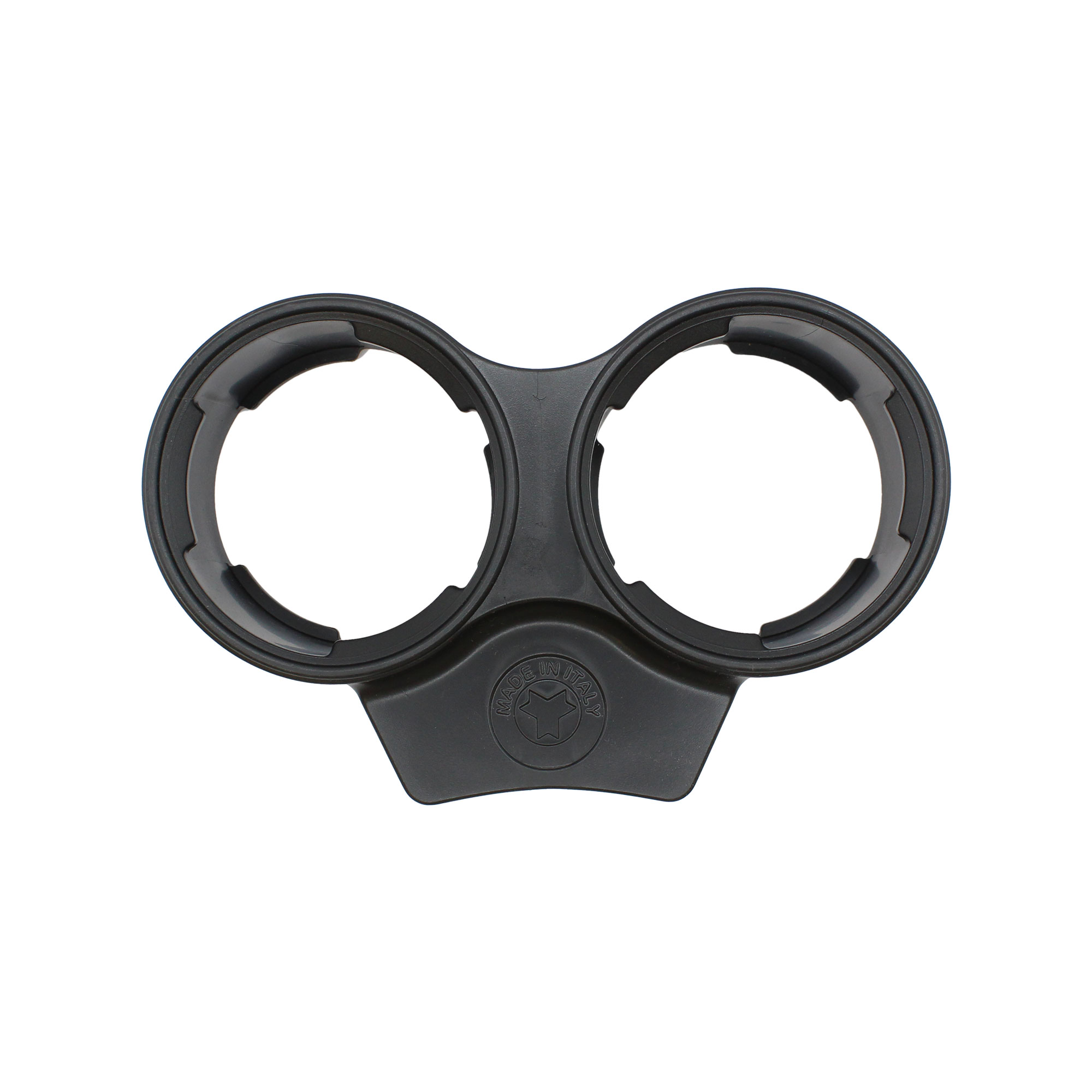 Manometer-Doppel-Geh.schutzkappe aus KS, schwarz, für Mano-Ø63 mm