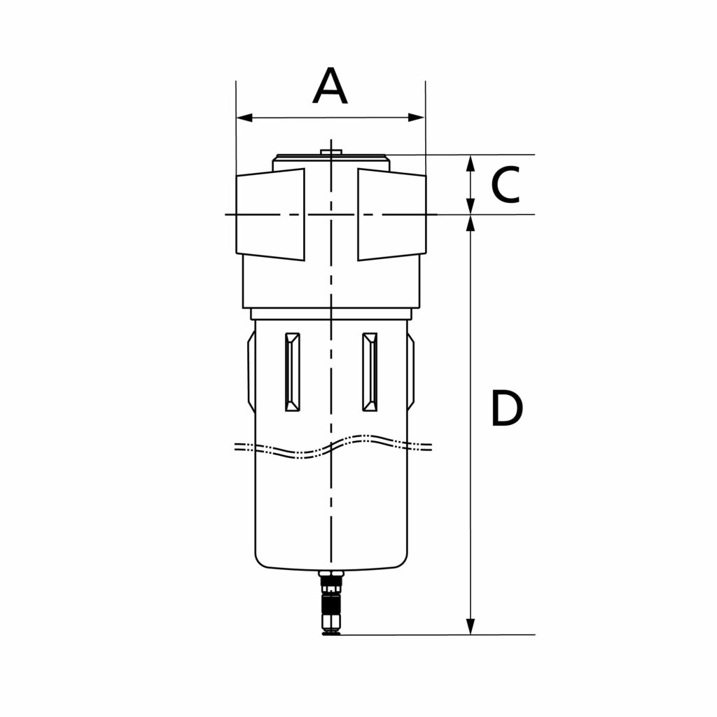 Vorfilter ohne Differenzdruckmanometer, 1 µm, G 1/4