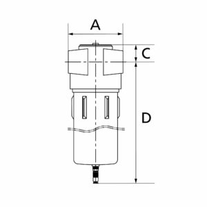 Vorfilter ohne Differenzdruckmanometer, 1 µm, G 1/4