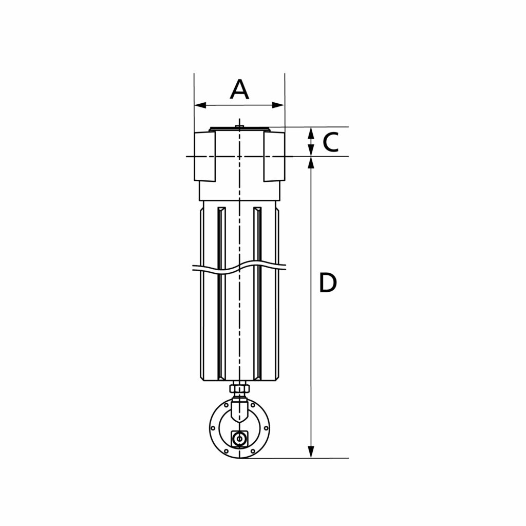 Vorfilter ohne Differenzdruckmanometer, 1 µm, G 2