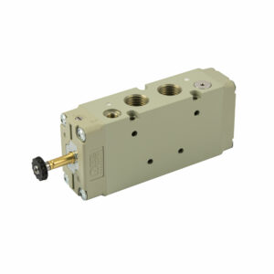 5/2-Wegeventil, elektropn., ext. Steuerluft, monostabil, G 1/2
