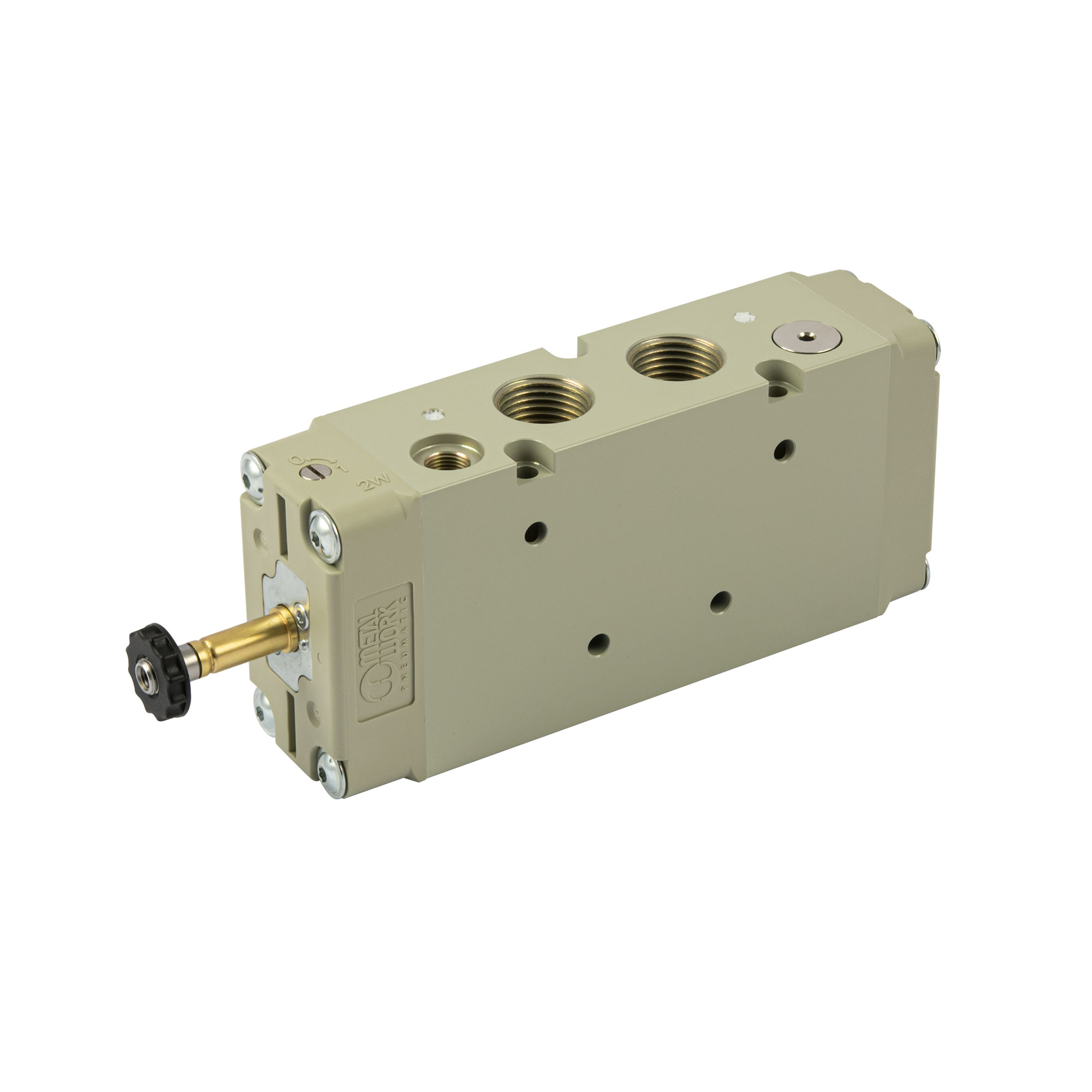 5/2-Wegeventil, elektropn., ext. Steuerluft, monostabil, G 1/2