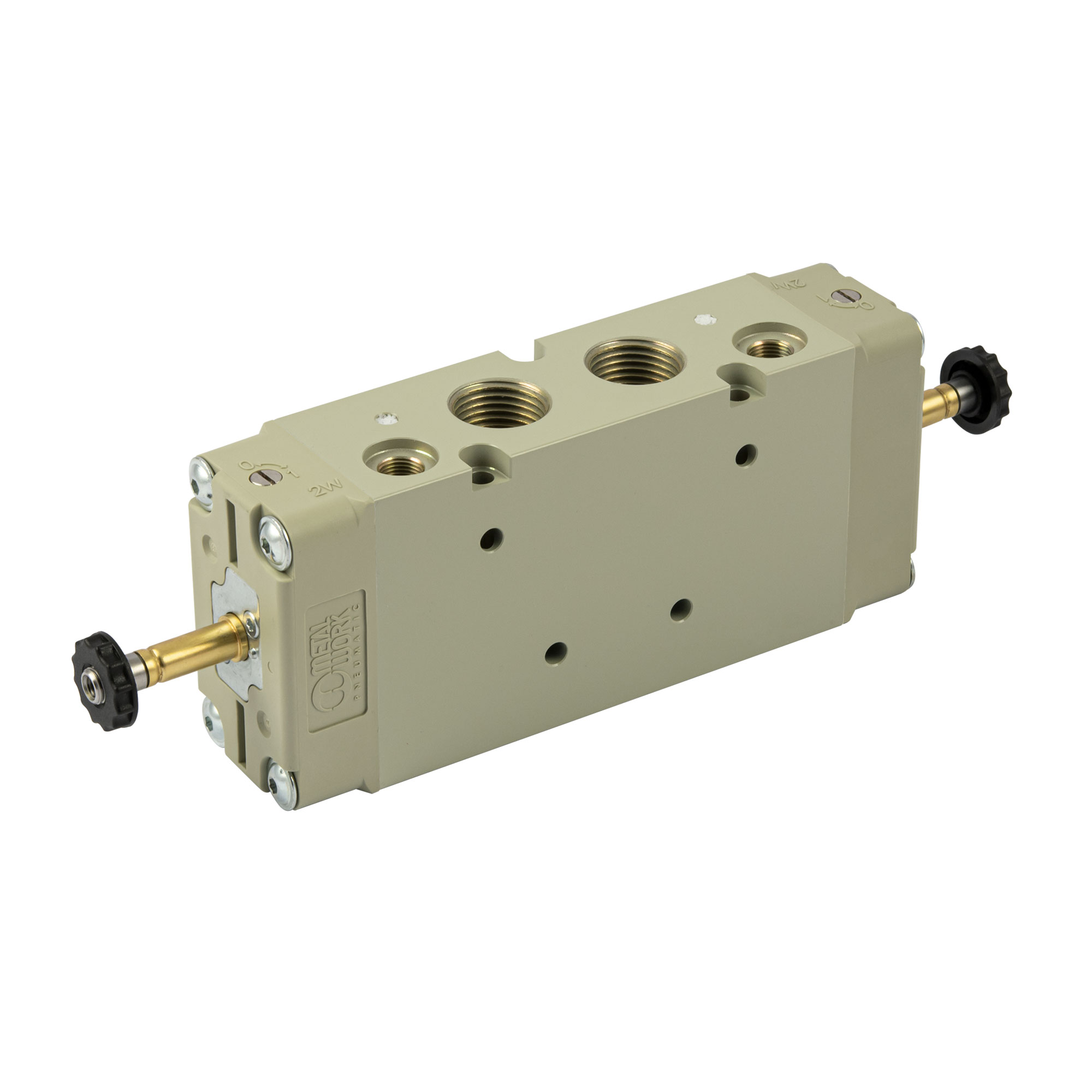 5/2-Wegeventil, elektropn., ext. Steuerluft, bistabil, G 1/2