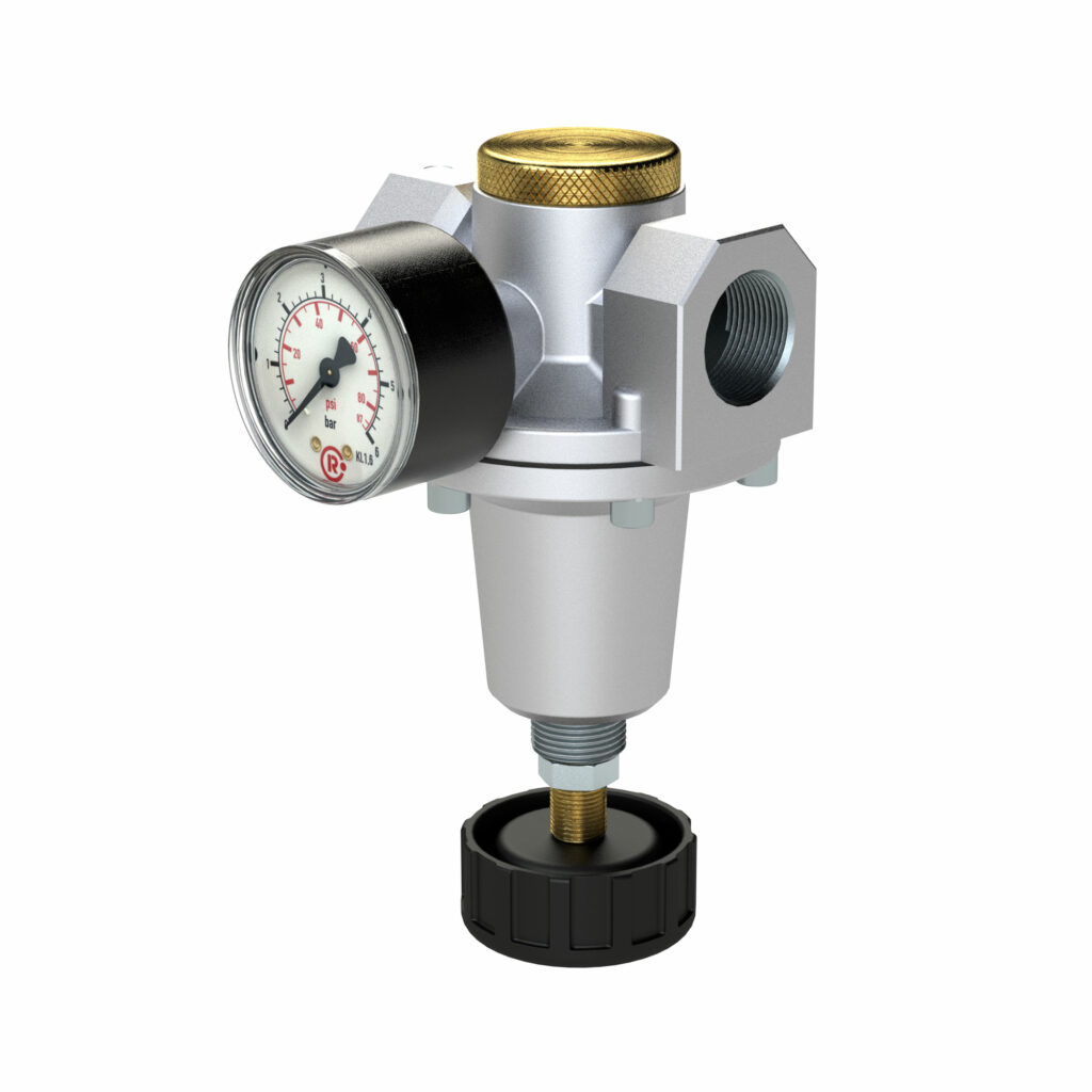 Konstant-Druckregler inkl. Manometer, BG 3, G 3/4, 0,1 - 3 bar