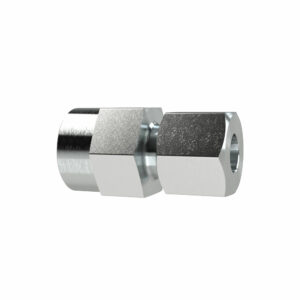 Mano-Anschlussverschraubung G 1/4 i., Rohr-Außen-Ø 4, Stahl verz.