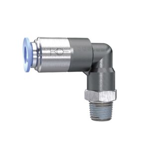 L-Steckverschraubung »Blaue Serie«, selbstabsperrend, R 1/8 außen