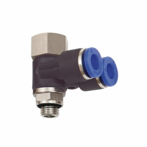 Y-Winkelsteckverschraubung »Blaue Serie«, drehbar, M5 i./a.