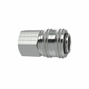 Schnellverschlusskupplung NW 7,2, Messing vernickelt, G 1/4 IG