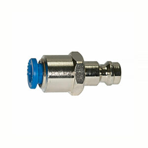 Einstecknippel push-in 6 mm, für Kupplungen NW 5, Messing vern.