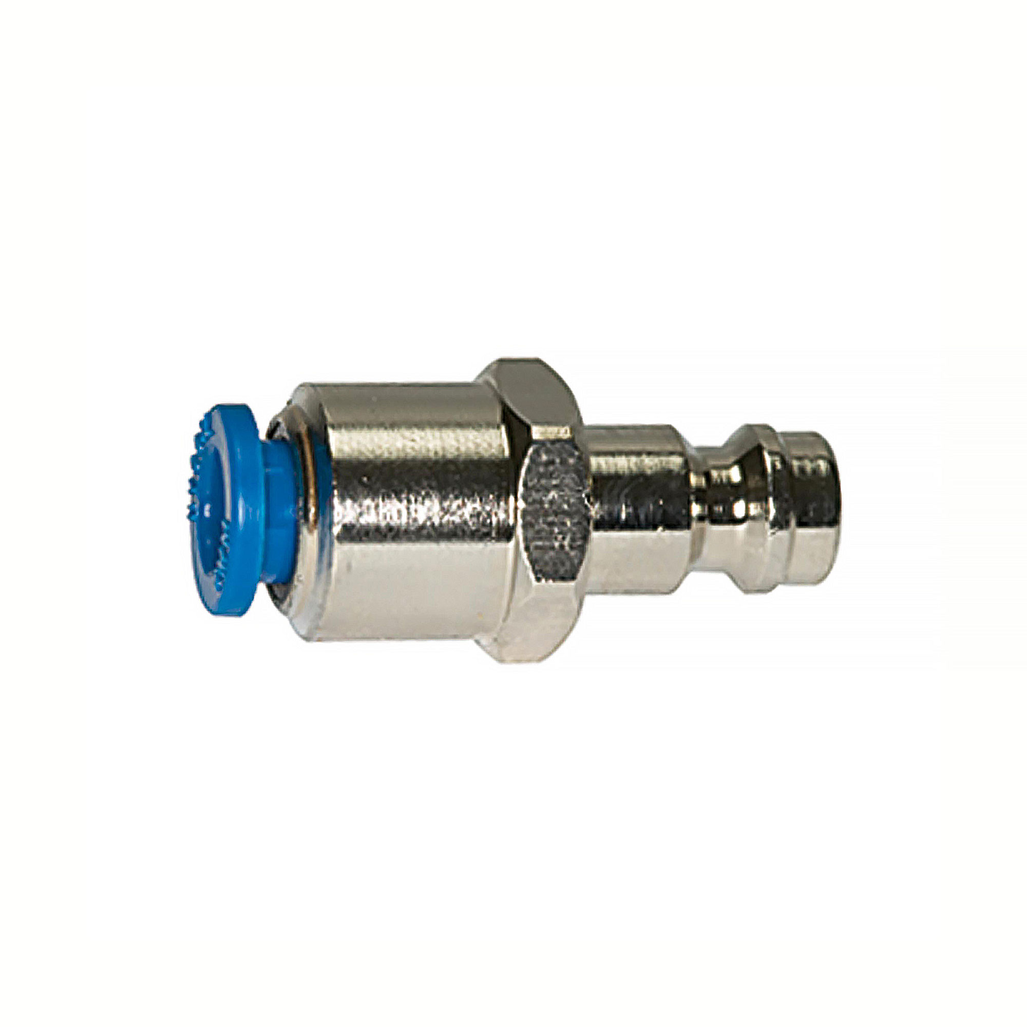 Einstecknippel push-in 6 mm, für Kupplungen NW 5, Messing vern.