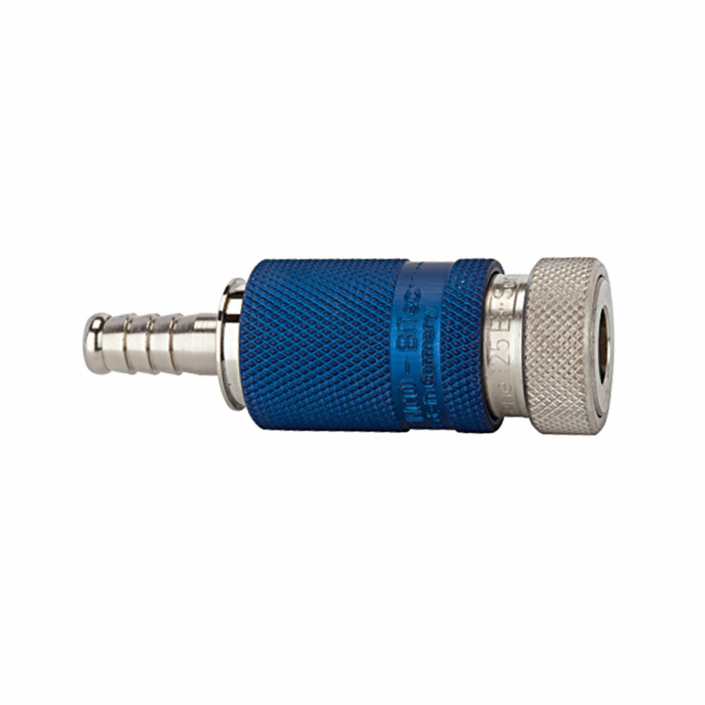 Sicherheitskupplung NW 7,8, Typ Bi-Tec, Messing vern., Tülle LW 8