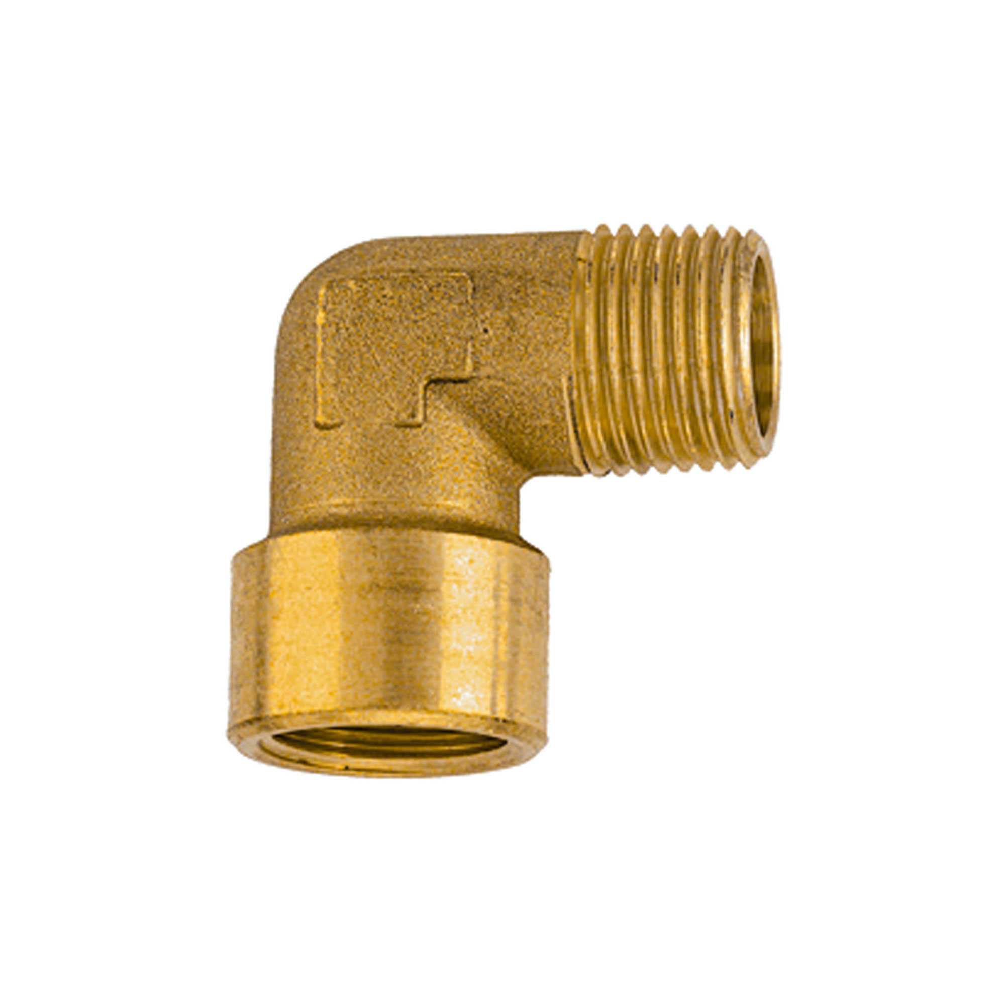 Winkelstück, innen/außen, G/R 1/8, SW 10, Messing blank