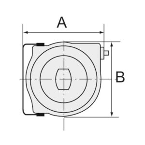 Elektro-Kabelaufroller, HO5VV-F, 230V, 50Hz, max. 10 Ampère, 15 m