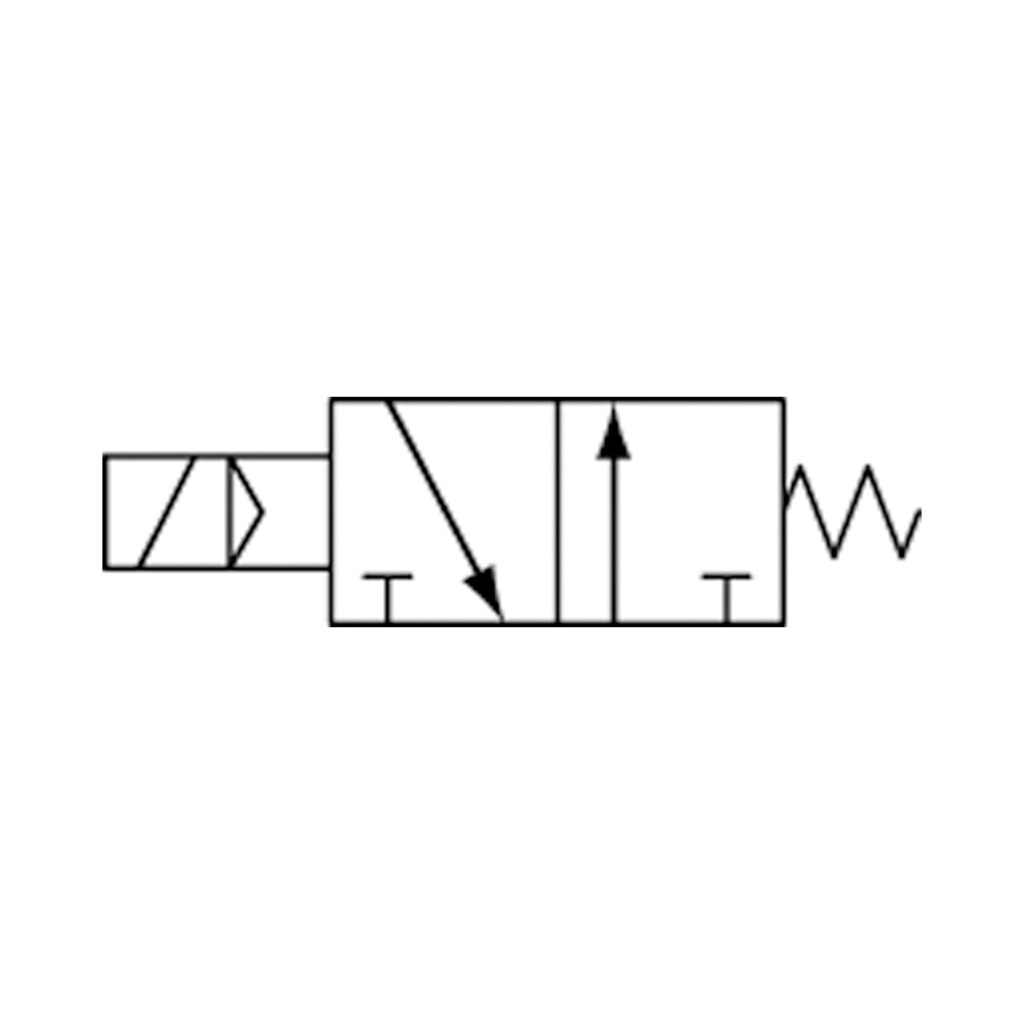 3/2-Wegeventil elektropneum., monostabil, NO, M5, 24 V DC