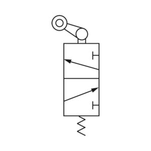 3/2-Wegeventil, mech. betätigt, »M3«, RH, fr. Rücklauf, NC, G 1/8