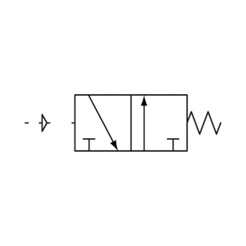 3/2-Wegeventil, pneumatisch, »3A«, monostabil, NO, M5