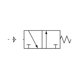 3/2-Wegeventil, pneumatisch, »3A«, monostabil, NO, M5