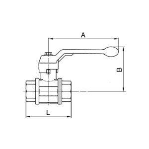 Kugelhahn, n. abschließbar, Entlüftung, MS vern., Rp 1/4