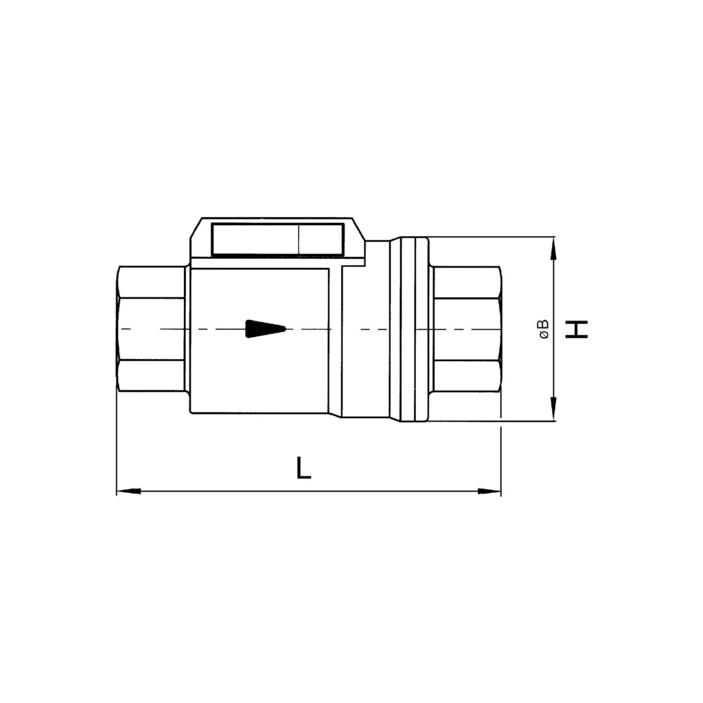 Koaxialventil pneumat. bet., doppeltw., NC, MS vern.,FKM, Rp 3/8