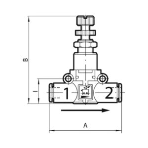 Druckregler »lineonline«, Schlauch-Schlauch, für Schlauch-Ø 6 mm