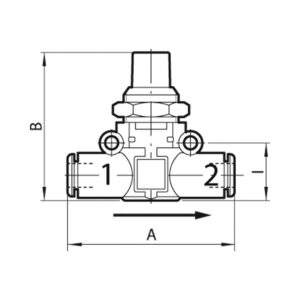 Absperrventil »lineonline«, Schlauch - Schlauch, Schlauch-Ø 6 mm