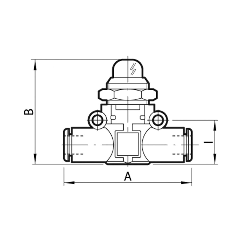 Druckanzeiger »lineonline«, Schlauch-Schlauch, für Schlauch-Ø 6