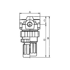 Druckregler »Standard-mini« inkl. Mano, BG 0, G 1/8, 0,1-3,5 bar
